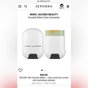 MARC JACOBS COVER(T) STICK COLOR CORRECTOR #300 CO(VERT) AFFAIRS (NEW IN BOX)